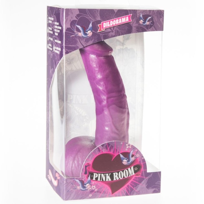 Pink Room - Dildo Realistico Connor Viola 16 Cm - PINK ROOM - Dildo Realistici | erosidea.com