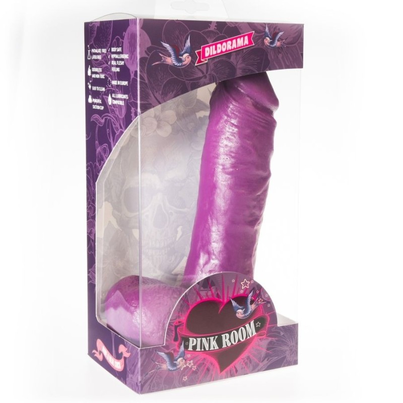 Pink Room - Anton Dildo Realistico Viola 215 Cm - PINK ROOM - Dildo Realistici | erosidea.com