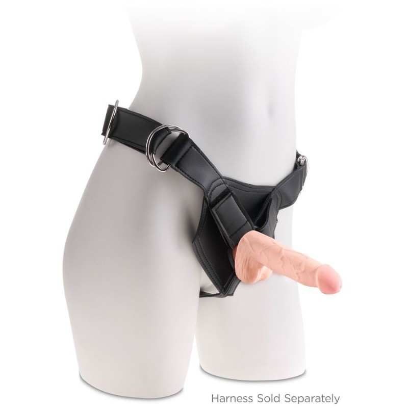 King Cock - Dildo Tripla Densit 14 Cm - KING COCK PLUS - Dildo Realistici | erosidea.com
