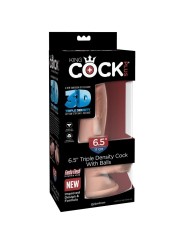 King Cock - Dildo Tripla Densit 14 Cm - KING COCK PLUS - Dildo Realistici | erosidea.com