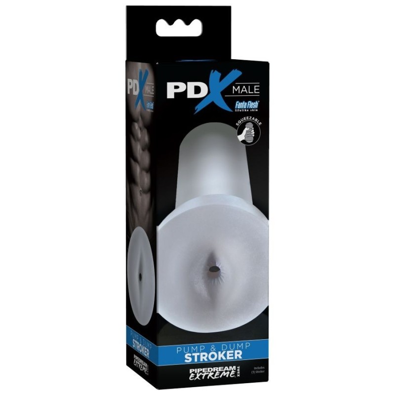 Pdx Male - Pompa E Stroker Dump - Trasparente - PDX MALE - Masturbatori Mini | erosidea.com
