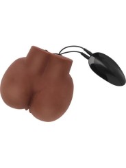 Act - Big Ass Masturbatore Realistico Con Vibratore Marrone - ACT - Masturbatori Maxi | erosidea.com