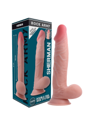 Rockarmy - Sherman A Doppia Densit€ 24Cm - ROCK ARMY - Dildo Realistici | erosidea.com