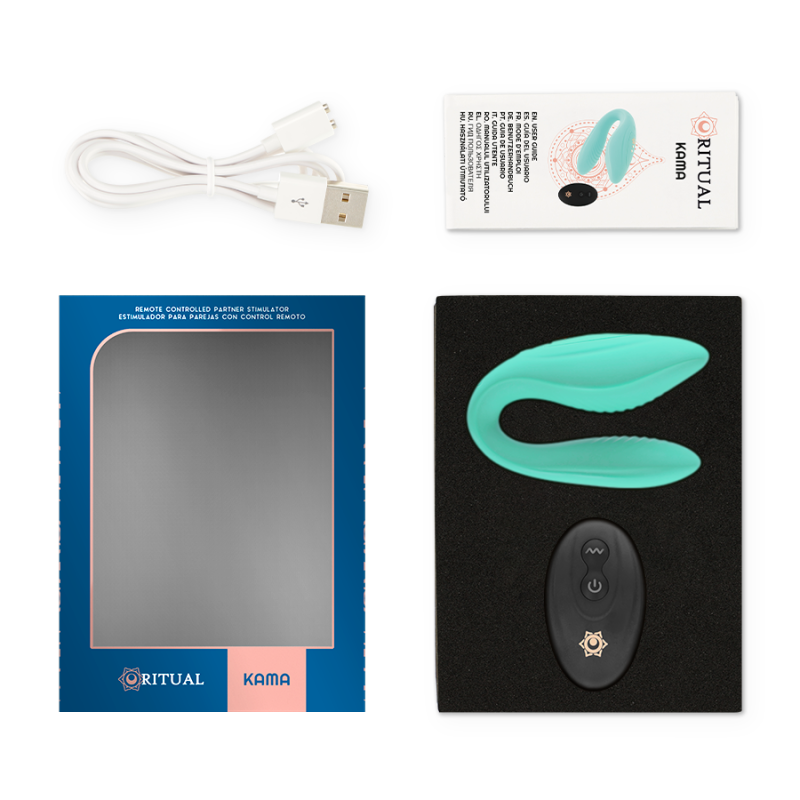 Rithual - Telecomando Kama Per Coppie Aqua - RITHUAL - Vibratori | erosidea.com