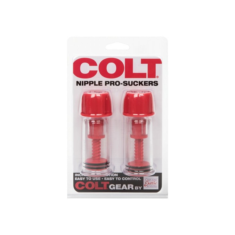 California Exotics - Colt Nipple Prosuckers Rosso - CALIFORNIA EXOTICS - Copri capezzoli | erosidea.com