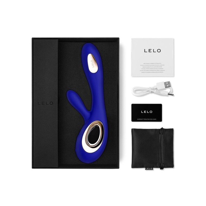 Lelo - Vibratore Soraya Wave Rabbit Blu Notte - Lelo - Vibratori Rabbit | erosidea.com