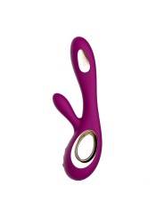 Lelo - Soraya Vibratore Wave Rabbit Deep Rose - Lelo - Vibratori Rabbit | erosidea.com