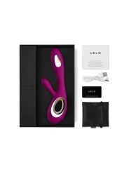 Lelo - Soraya Vibratore Wave Rabbit Deep Rose - Lelo - Vibratori Rabbit | erosidea.com