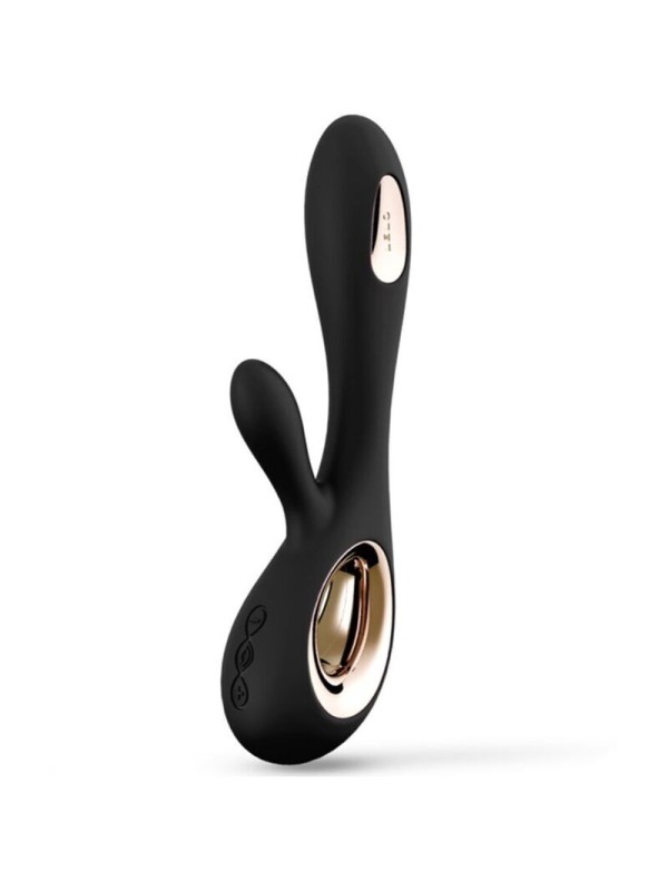 Vibratore Lelo Soraya Wave Rabbit Nero - Lelo - Vibratori Rabbit | erosidea.com