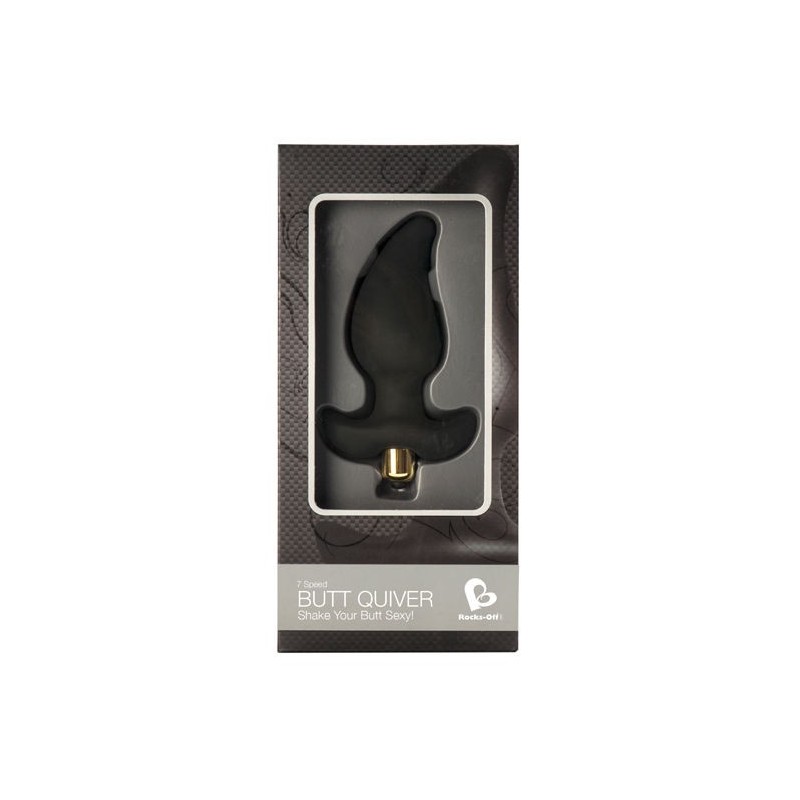Rocks-Off - Stimolatore Butt Quiver P-Point 7 Velocit Nero - ROCKS-OFF - Plug e Catene Anali | erosidea.com