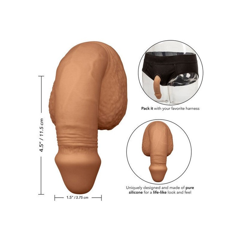 California Exotics - Guarnizione In Silicone Per Pene 12.75 Cm Caramel - CALIFORNIA EXOTICS - Guaine e Prolunghe | erosidea.com