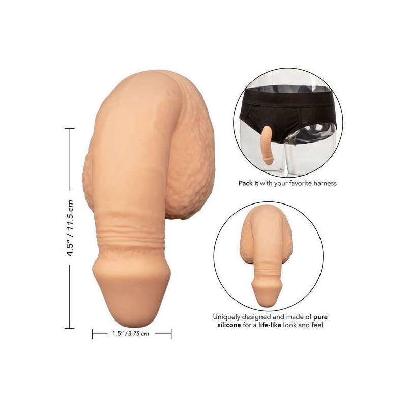 California Exotics - Imballaggio In Silicone Pene 12.75 Cm Carne - CALIFORNIA EXOTICS - Guaine e Prolunghe | erosidea.com
