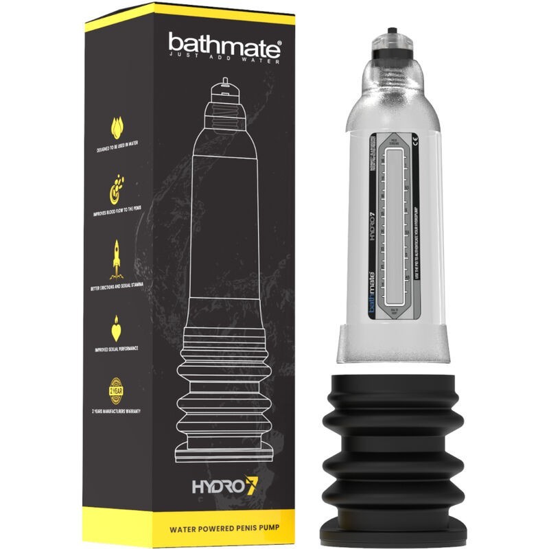 Bathmate - Hydro 7 Hercules Trasparente - BATHMATE - Pompe e Sviluppatori Pene | erosidea.com