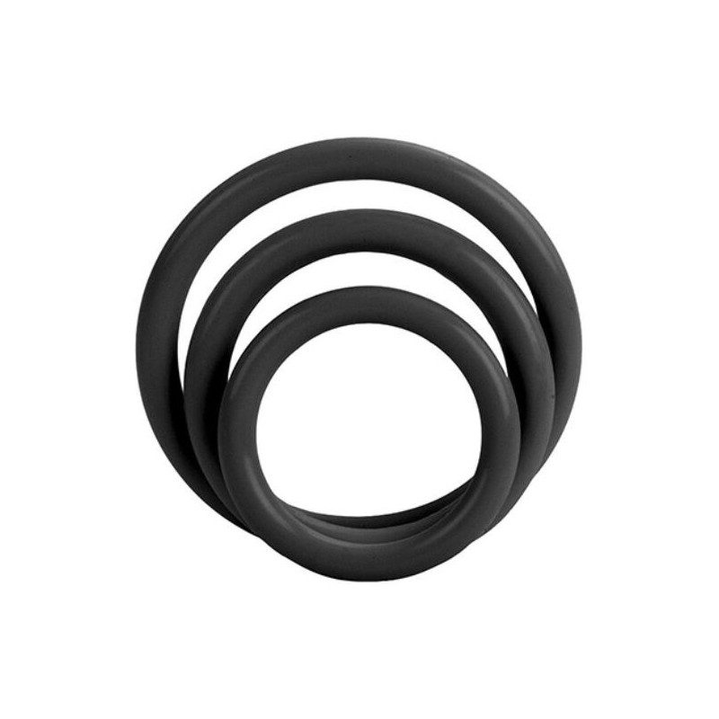 California Exotics - Tri-Anelli Nero - CALIFORNIA EXOTICS - Anelli Fallici | erosidea.com