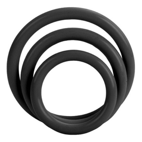 California Exotics - Tri-Anelli Nero - CALIFORNIA EXOTICS - Anelli Fallici | erosidea.com