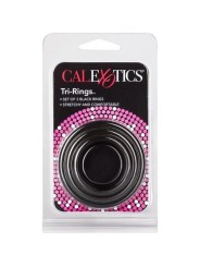 California Exotics - Tri-Anelli Nero - CALIFORNIA EXOTICS - Anelli Fallici | erosidea.com