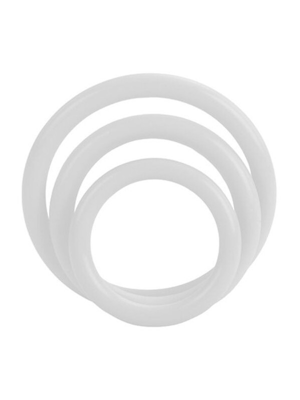California Exotics - Tri-Rings Si Brillano Al Buio - CALIFORNIA EXOTICS - Anelli Fallici | erosidea.com