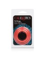 California Exotics - Set Tri-Anelli Rosso - CALIFORNIA EXOTICS - Anelli Fallici | erosidea.com