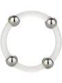 California Exotics - Anello In Silicone Con Perline In Acciaio L - CALIFORNIA EXOTICS - Anelli Fallici | erosidea.com