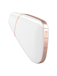 Stimolatore E Vibratore Triangolo Love Bianco - SATISFYER CONNECT - Succhia Clitoride | erosidea.com