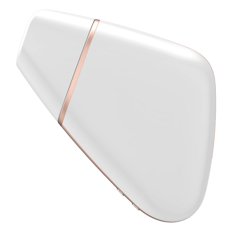 Stimolatore E Vibratore Triangolo Love Bianco - SATISFYER CONNECT - Succhia Clitoride | erosidea.com