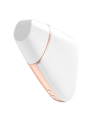 Stimolatore E Vibratore Triangolo Love Bianco - SATISFYER CONNECT - Succhia Clitoride | erosidea.com