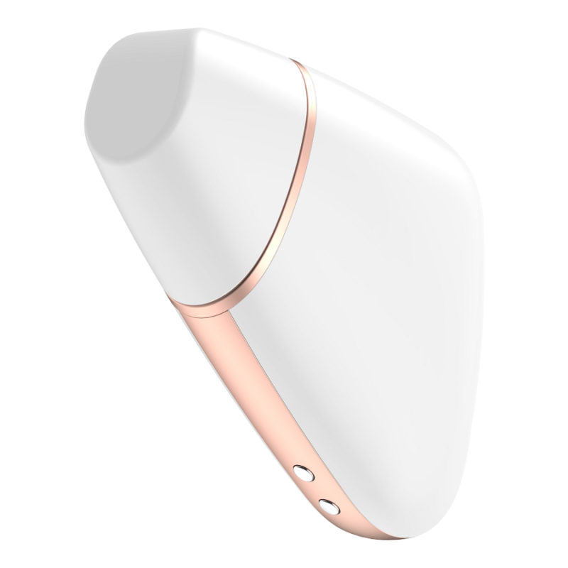 Stimolatore E Vibratore Triangolo Love Bianco - SATISFYER CONNECT - Succhia Clitoride | erosidea.com