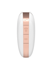 Stimolatore E Vibratore Triangolo Love Bianco - SATISFYER CONNECT - Succhia Clitoride | erosidea.com