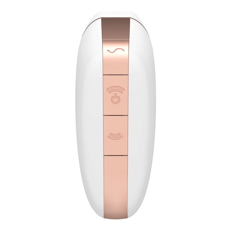 Stimolatore E Vibratore Triangolo Love Bianco - SATISFYER CONNECT - Succhia Clitoride | erosidea.com