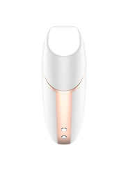 Stimolatore E Vibratore Triangolo Love Bianco - SATISFYER CONNECT - Succhia Clitoride | erosidea.com