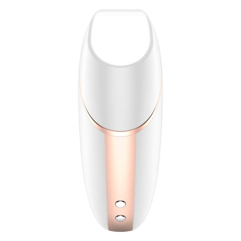 Stimolatore E Vibratore Triangolo Love Bianco - SATISFYER CONNECT - Succhia Clitoride | erosidea.com