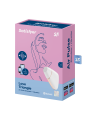 Stimolatore E Vibratore Triangolo Love Bianco - SATISFYER CONNECT - Succhia Clitoride | erosidea.com