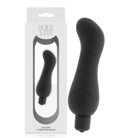 Dolce Vita - G-Spot Black Silicone - DOLCE VITA - Vibratori punto G | erosidea.com