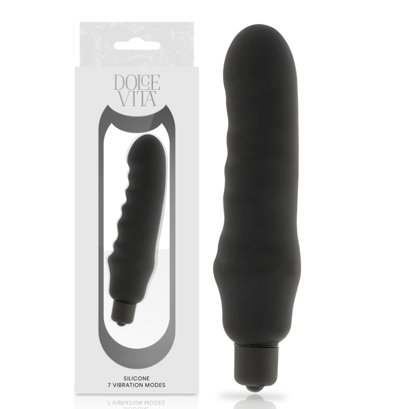 Dolce Vita - Genius Black Silicone - DOLCE VITA - Vibratori Classici | erosidea.com