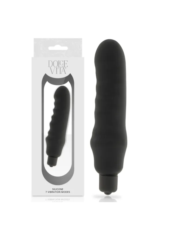 Dolce Vita - Genius Black Silicone - DOLCE VITA - Vibratori Classici | erosidea.com