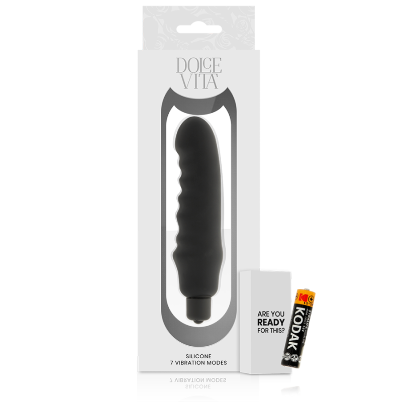 Dolce Vita - Genius Black Silicone - DOLCE VITA - Vibratori Classici | erosidea.com