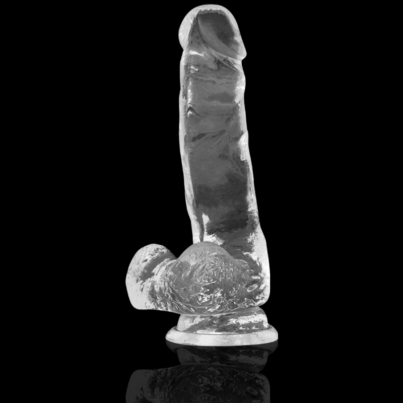 X Ray - Pene Trasparente Con Sfere 18.5 Cm X 3.8 Cm - X RAY - Dildo Speciali | erosidea.com