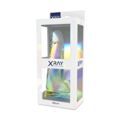X RAY - PENE TRASPARENTE CON SFERE 20 CM X 4.5 CM - X RAY - Dildo Speciali | erosidea.com