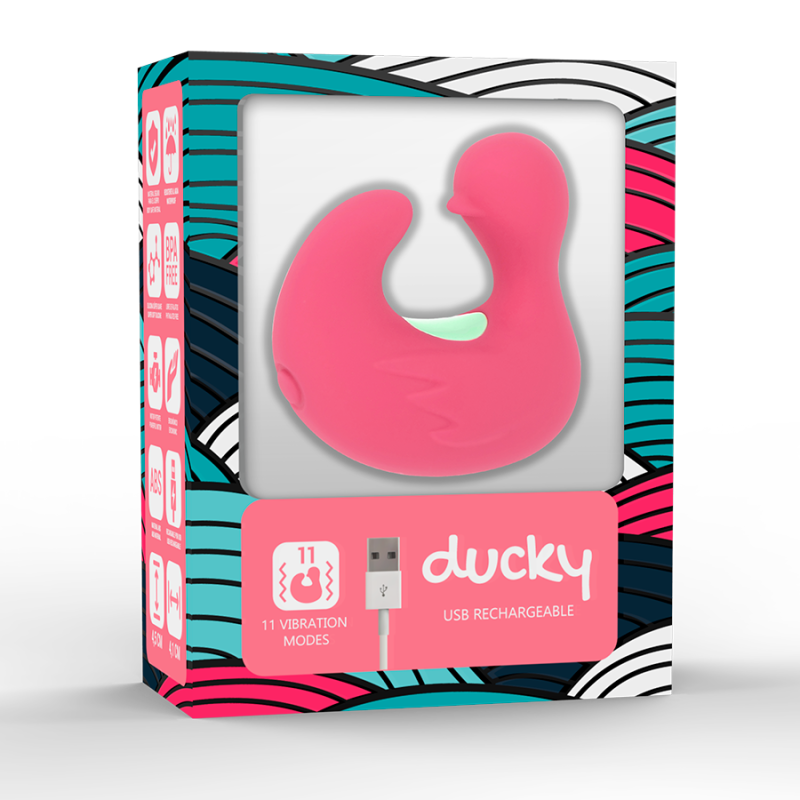 Happy Loky - Dito Stimolatore In Silicone Ricaricabile Duckymania - HAPPY LOKY - Vibratori | erosidea.com