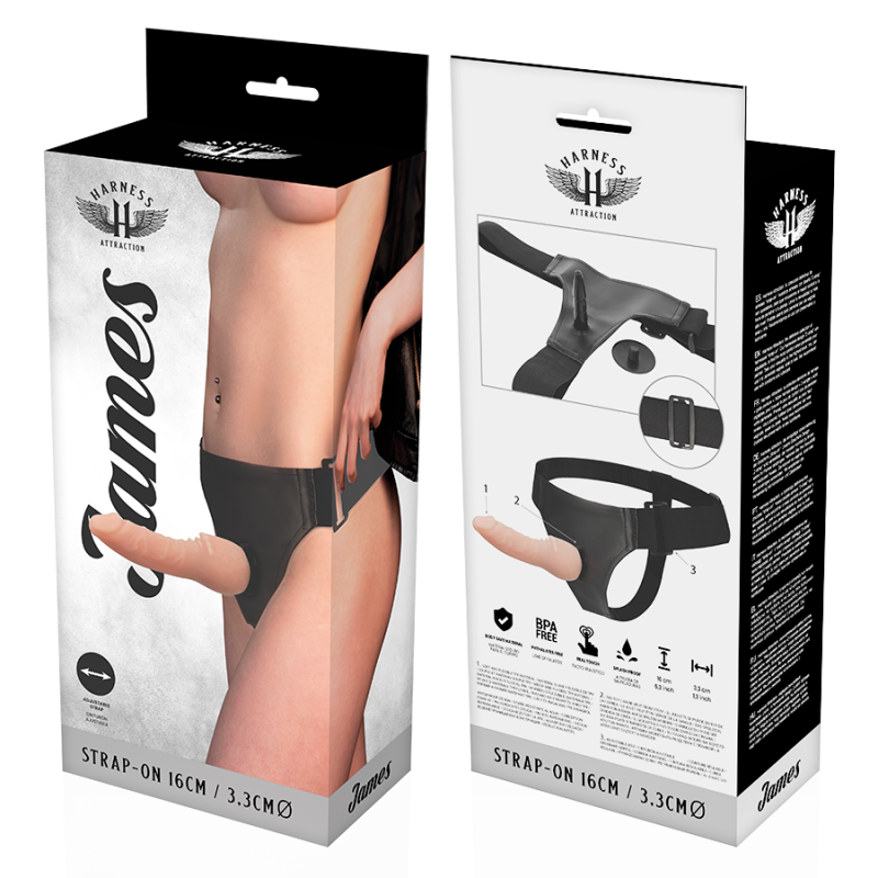 Harness Attraction - Rnes James 16 X 33 Cm - HARNESS ATTRACTION - Strap-on e Imbracature | erosidea.com
