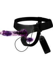Vibratore Harness Attraction Rodney Doppia Penetrazione 18 X 35 Cm - HARNESS ATTRACTION - Strap-on e Imbracature | erosidea.com