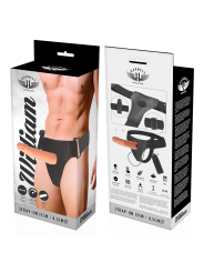 Vibratore Harness Attraction Willian Hollow Rnes Con 17 X 45 Cm - HARNESS ATTRACTION - Strap-on e Imbracature | erosidea.com