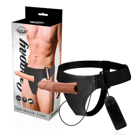 Vibratore Harness Attraction Gregory Hollow Rnes Con 165 X 43 Cm - HARNESS ATTRACTION - Strap-on e Imbracature | erosidea.com