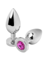 Metal Hard - Plug Anale Diamond Rosa Medio 7.62Cm - METAL HARD - Plug e Catene Anali | erosidea.com