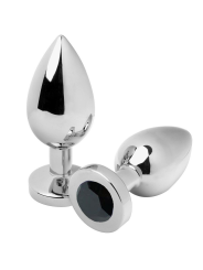 Metal Hard - Plug Anale Diamond Nero Piccolo 5.71Cm - METAL HARD - Plug e Catene Anali | erosidea.com
