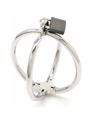 Metal Hard - Fermamanette Criss Cross In Acciaio Inossidabile - METAL HARD - Manette e Polsini | erosidea.com