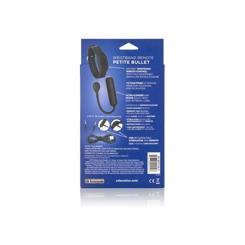 California Exotics - Braccialetto Remote Petite Bullet - CALIFORNIA EXOTICS - Vibratori con App | erosidea.com