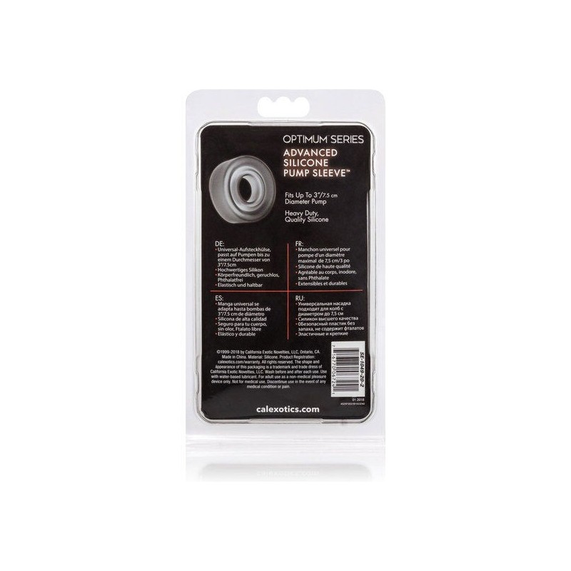 California Exotics - Manicotto Pompa In Silicone Adv Nero - CALIFORNIA EXOTICS - Pompe e Sviluppatori Pene | erosidea.com