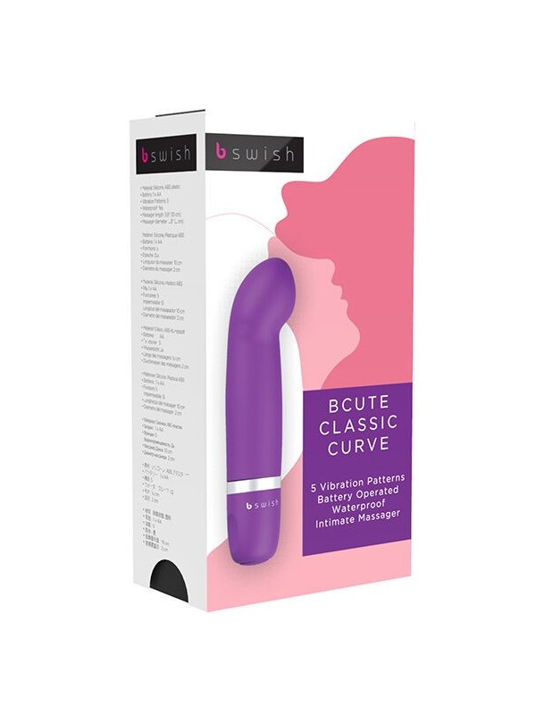 B Swish - Bcute Classic Curve Lilla - B SWISH - Vibratori Classici | erosidea.com