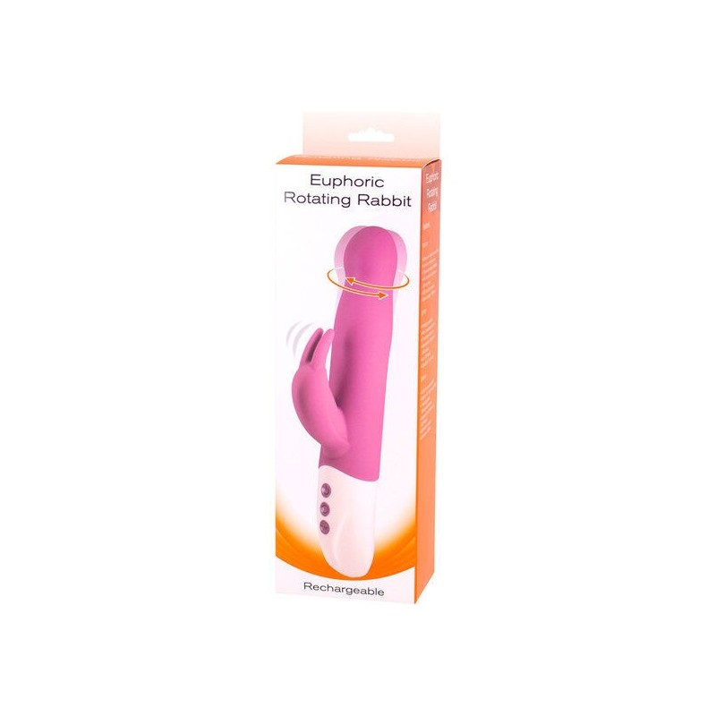 Vibratore Seven Creations Euphoric Bunny Con Rotazione Lilla - SEVEN CREATIONS - Vibratori | erosidea.com